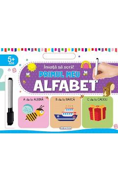 Coperta cărții 'Învață să scrii! Primul meu alfabet'