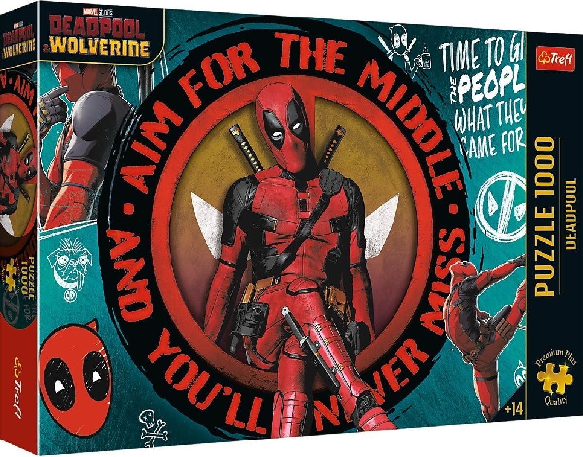 Puzzle 1000. Marvel Deadpool si Wolverine