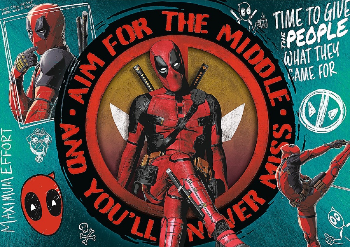 Puzzle 1000. Marvel Deadpool si Wolverine