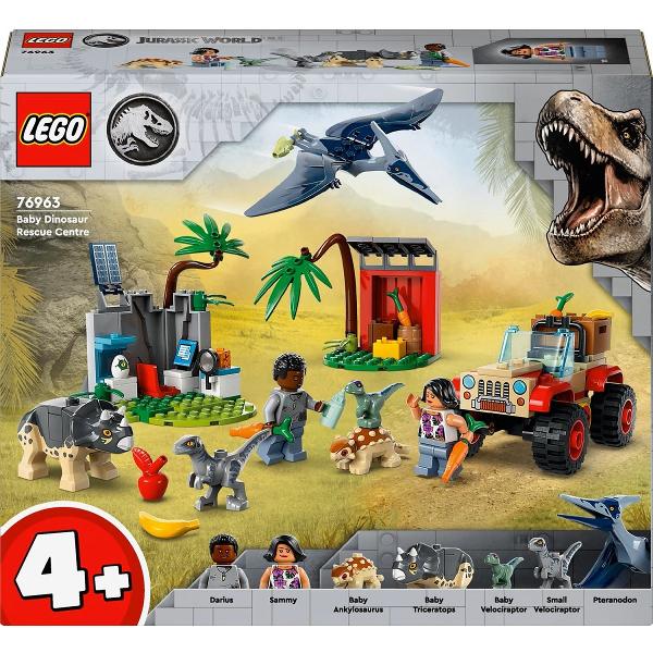 Lego Jurassic World. Centru de salvare pentru pui de dinozaur