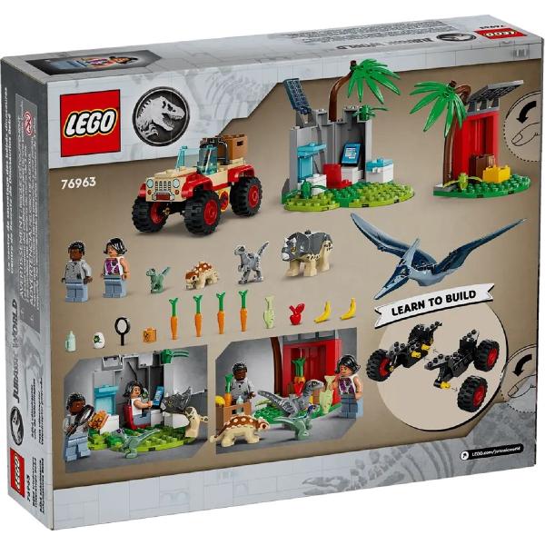 Lego Jurassic World. Centru de salvare pentru pui de dinozaur