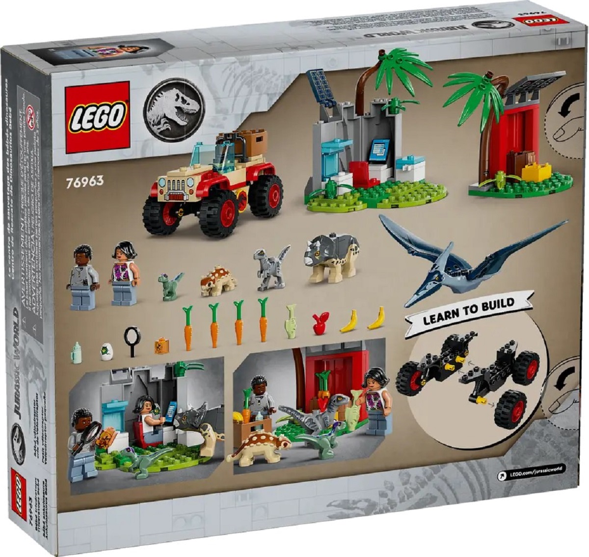 Lego Jurassic World. Centru de salvare pentru pui de dinozaur