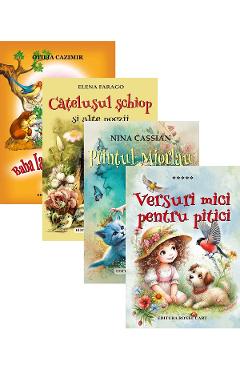 Poza produsului Pachet 4 carti. Poezii ilustrate - Otilia Cazimir, Elena Farago, Nina Cassian