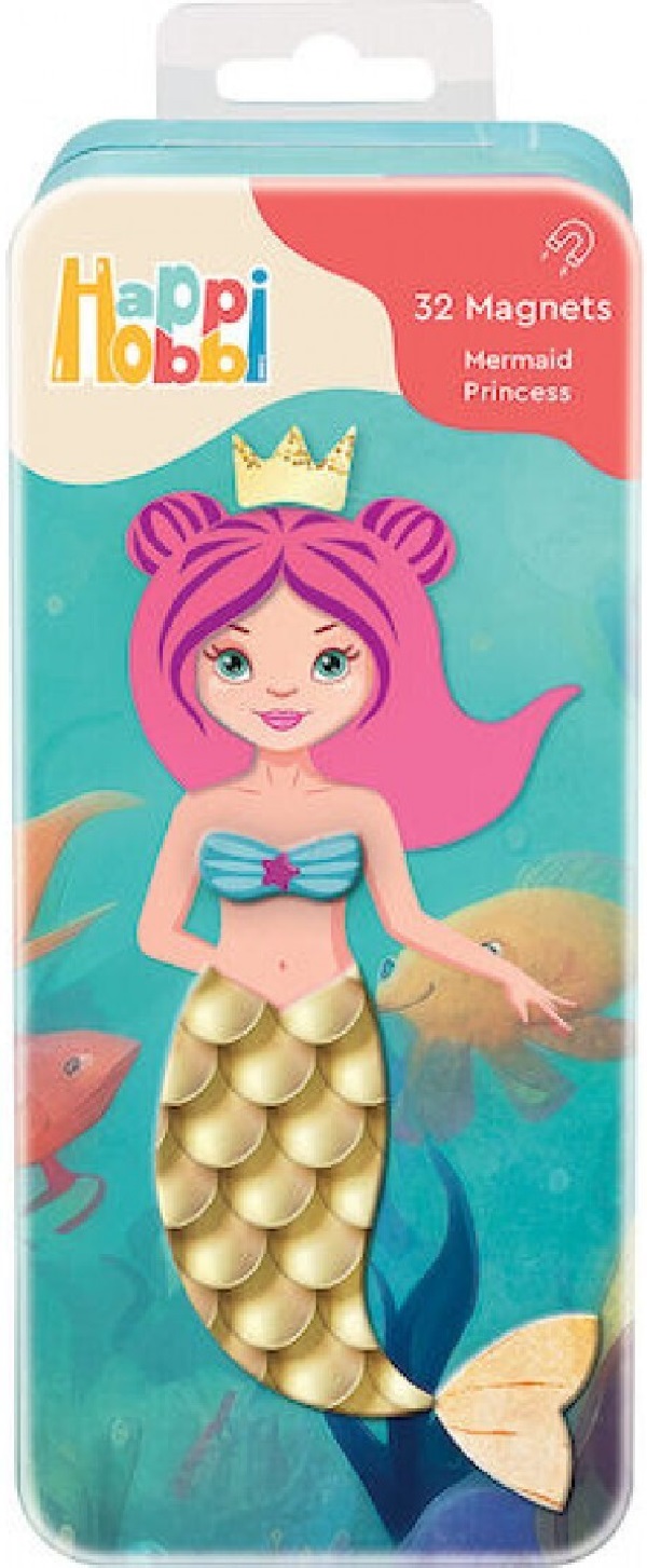Cutie magnetica metalica: Happi Hobbi. Mermaid Princess
