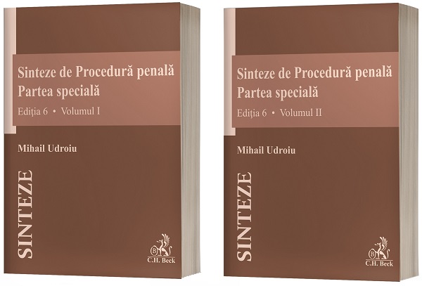 Sinteze de Procedura penala. Partea speciala Vol.1 + Vol.2 Ed.6 - Mihail Udroiu