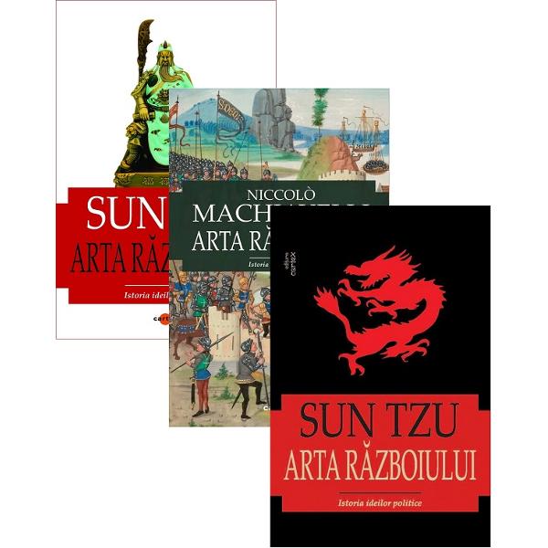 Pachet 3 carti: Arta razboiului - Sun Tzu, Sun Bin, Niccolo Machiavelli
