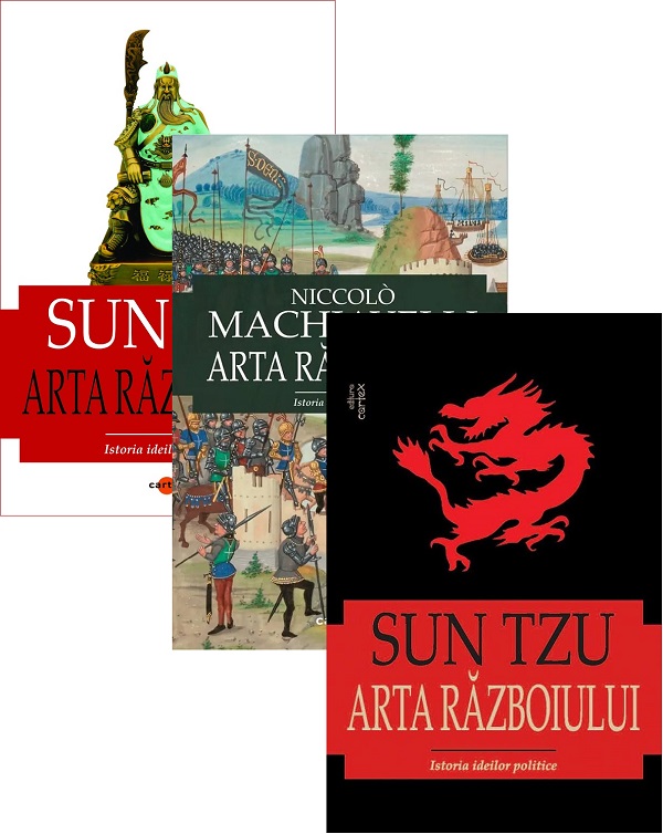 Pachet 3 carti: Arta razboiului - Sun Tzu, Sun Bin, Niccolo Machiavelli