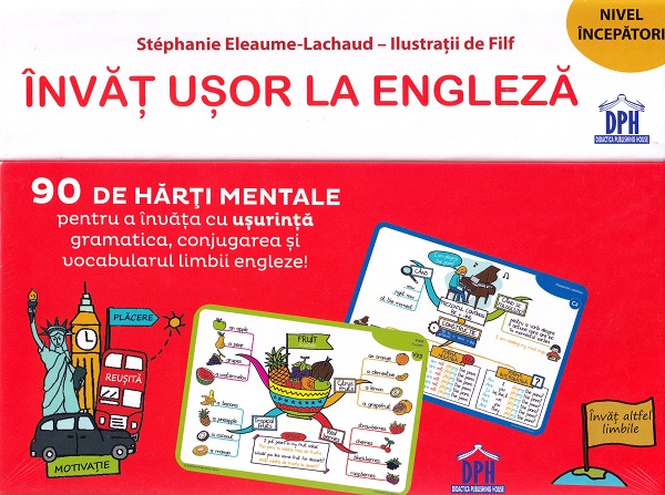 Invat usor la engleza. 90 de harti mentale - Stephanie Eleaume-Lachaud