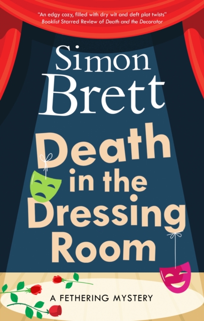 Coperta cărții 'Death in the Dressing Room - Simon Brett'