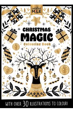 Coperta cărții 'Christmas Magic Colouring Book -'