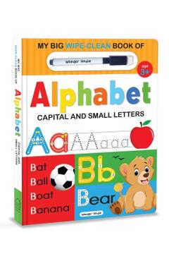 Poza produsului My Big Wipe And Clean Book of Alphabet Capital And Small Letters - 