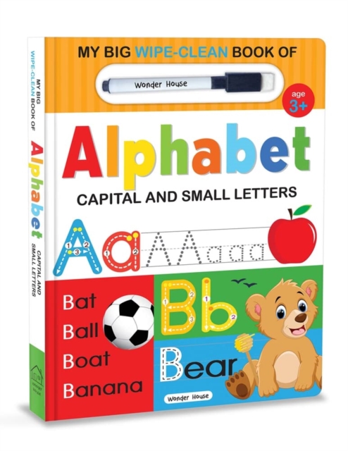 My Big Wipe And Clean Book of Alphabet Capital And Small Letters - 