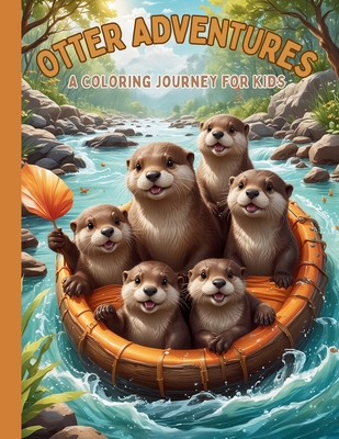 Otter Adventures Activity Coloring Book for Kids: Explore Otter Fun: Coloring, Mazes, and Word Searches for Kids - Educational Playtime Adventures - Juniper Whimsy