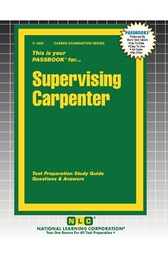 Coperta cărții 'Supervising Carpenter -'