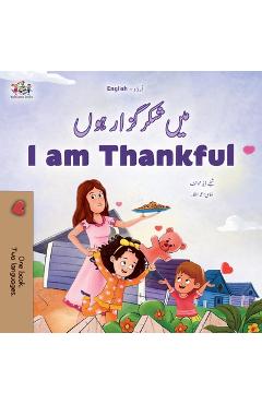 Coperta cărții 'I am Thankful (Urdu English Bilingual Children's Book) - Shelley Admont'