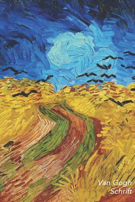 Van Gogh Schrift: Korenveld met Kraaien Trendy & Hip Notitieboek Ideaal Voor School, Studie, Recepten of Wachtwoorden - Studio Landro
