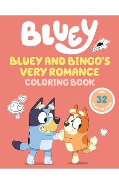 Poza produsului Bluey and Bingo's Very Romance Coloring Book - 