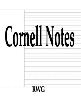 Cornell Notes: 200 Pages 8.5