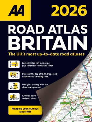 AA Road Atlas Britain 2026 Spiral - Aa Publishing