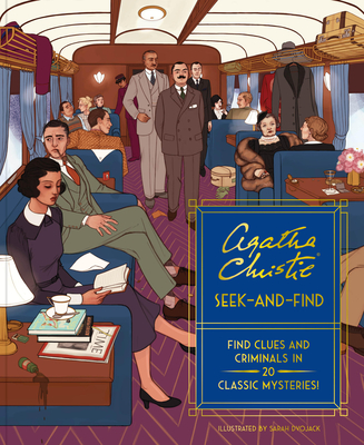 Coperta cărții 'Agatha Christie Seek-And-Find: Find Clues and Criminals in 20 Classic Mysteries! -'