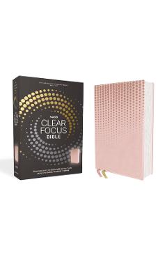 Coperta cărții 'Nasb, Clear Focus Bible, Leathersoft, Pink: Read More of the Bible with Better Focus -'