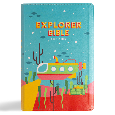 CSB Explorer Bible for Kids, Underwater Adventure Leathertouch: Placing God's Word in the Middle of God's World - 