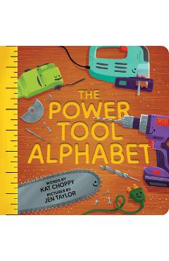 Coperta cărții 'The Power Tool Alphabet - Kat Choppy'