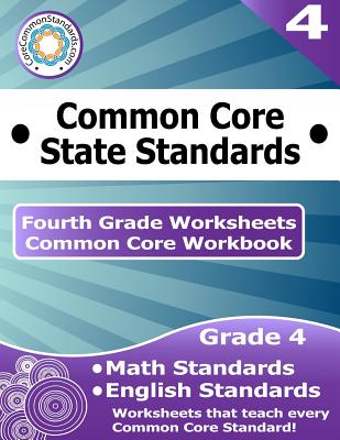 Fourth Grade Common Core Workbook: Worksheets - 