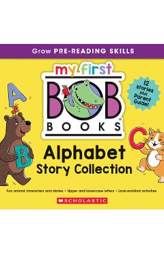 My First Bob Books - Alphabet Story Box Bind-Up Phonics, Letter Sounds, Ages 3 and Up, Pre-K (Reading Readiness) - Lynn Maslen Kertell