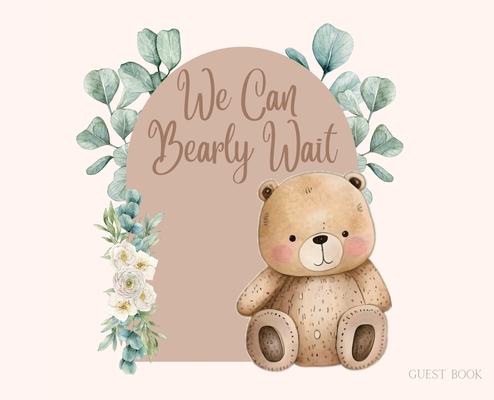 Bear Baby Shower hardback Guest Book (landscape) - Lulu And Bell