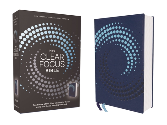 Nirv, Clear Focus Bible, Leathersoft, Navy: Read More of the Bible with Better Focus -