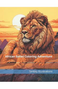 Coperta cărții 'African Safari Coloring Adventure - Shantae Waller'