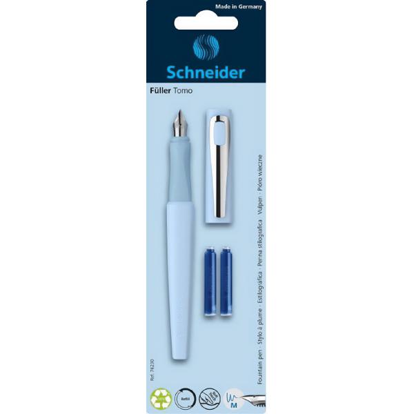 Stilou Schneider Tomo Bleu + 2 rezerve