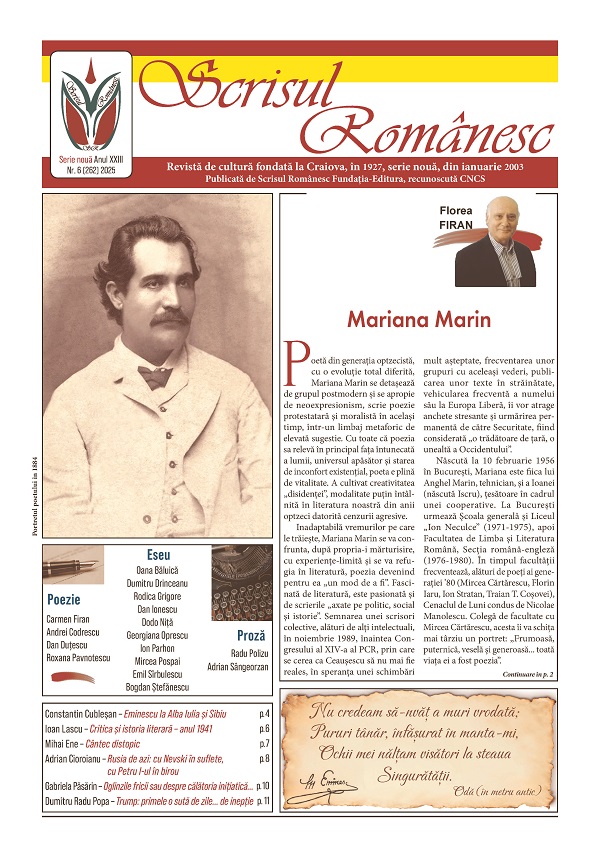 Revista Scrisul Romanesc Nr.6 din 2025