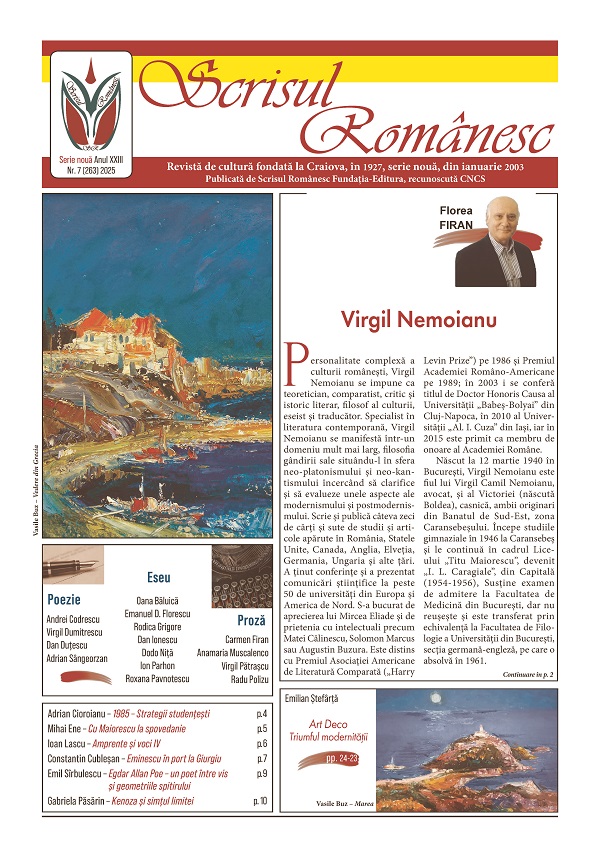 Revista Scrisul Romanesc Nr.7 din 2025