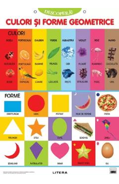 Poza produsului Plansa: Descopera! Culori si forme geometrice