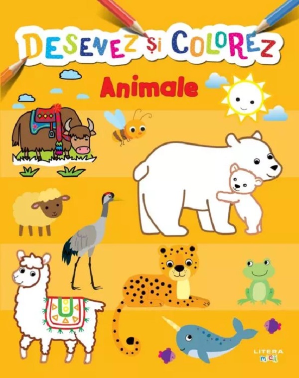 Desenez si colorez. Animale