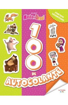 Poza produsului Masha si Ursul. 100 de autocolante. Prieteni nazdravani