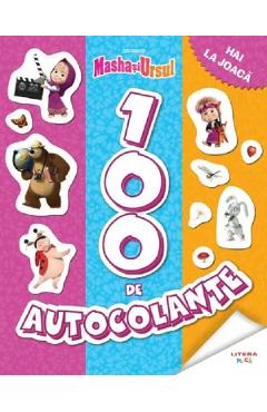 Poza produsului Masha si Ursul. 100 de autocolante. Hai la joaca