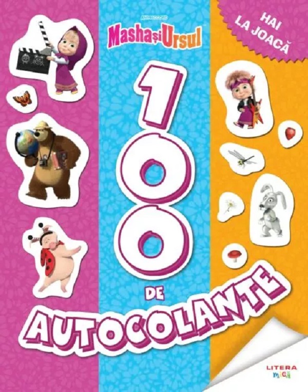 Masha si Ursul. 100 de autocolante. Hai la joaca