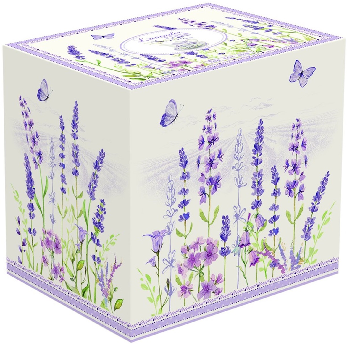 Set pentru ceai 3 piese portelan. Ceainic: Lavanda