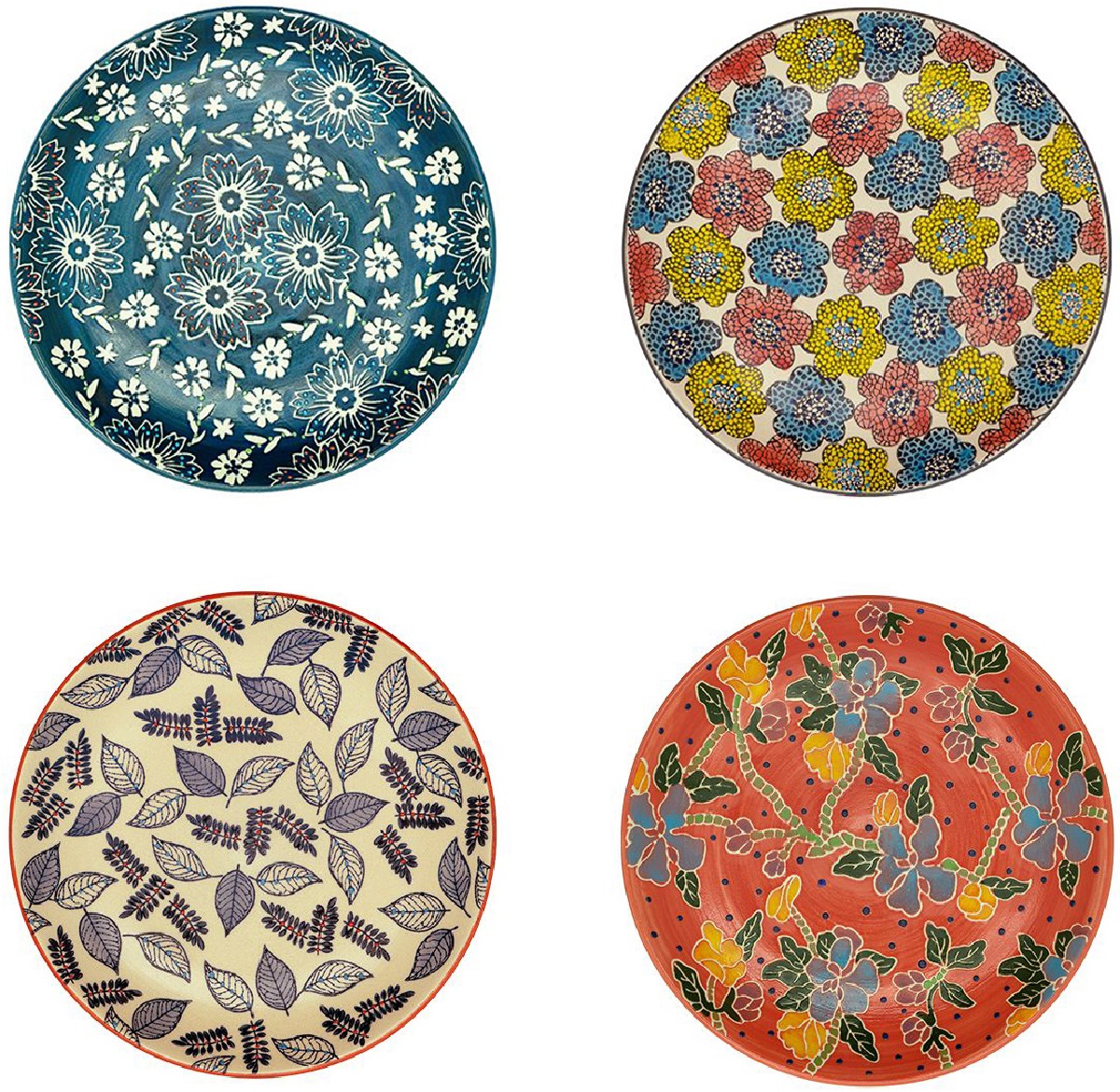 Set 4 farfurii ceramica