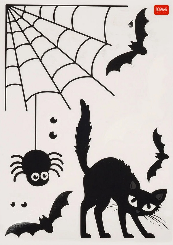 Set 35 stickere pentru geam. Halloween