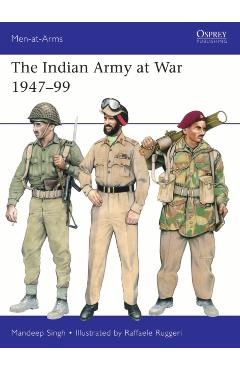 Coperta cărții 'Indian Army at War 1947–99 - Colonel Mandeep Singh'