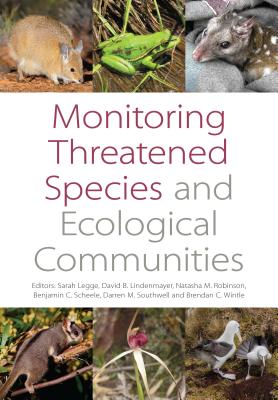 Coperta cărții 'Monitoring Threatened Species and Ecological Communities - Sarah M. Legge'