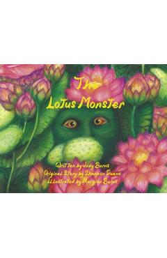Coperta cărții 'The Lotus Monster - Judy Burns'