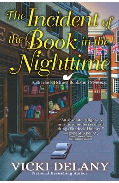 Coperta cărții 'The Incident of the Book in the Nighttime: A Sherlock Holmes Bookshop Mystery - Vicki Delany'