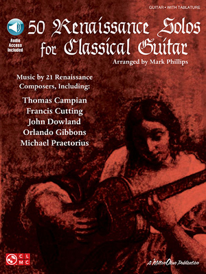 Coperta cărții '50 Renaissance Solos for Classical Guitar (Book/Online Audio) [With CD] -'