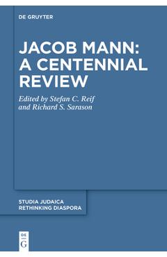 Coperta cărții 'Jacob Mann: A Centennial Review: Papers Delivered at a Conference Held at St John's College, Cambridge in July 2023 -'
