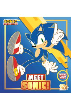 Poza produsului Meet Sonic!: A Sonic the Hedgehog Storybook: 35th Anniversary Edition - 